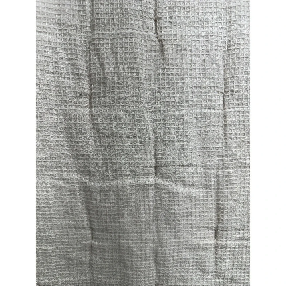 Pottery Barn Beige‎ Belgian Flax Linen Waffle Comforter Full/Queen 84